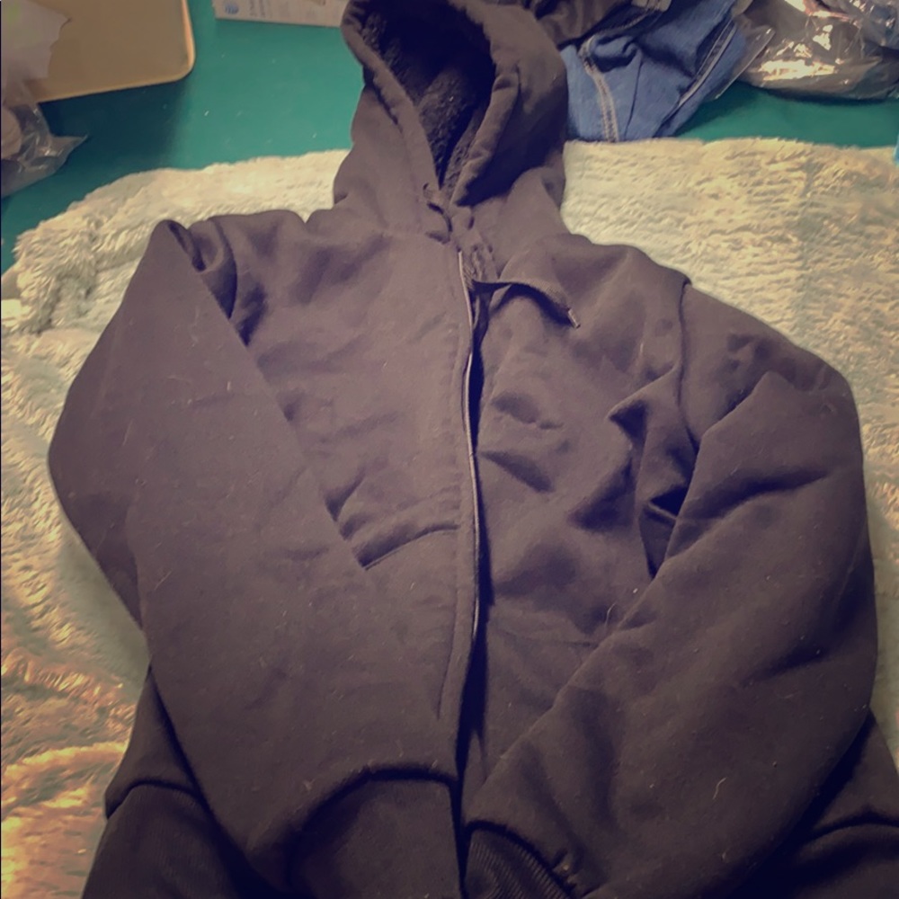 HanTon zip up hooded sweatshirt. Size small.